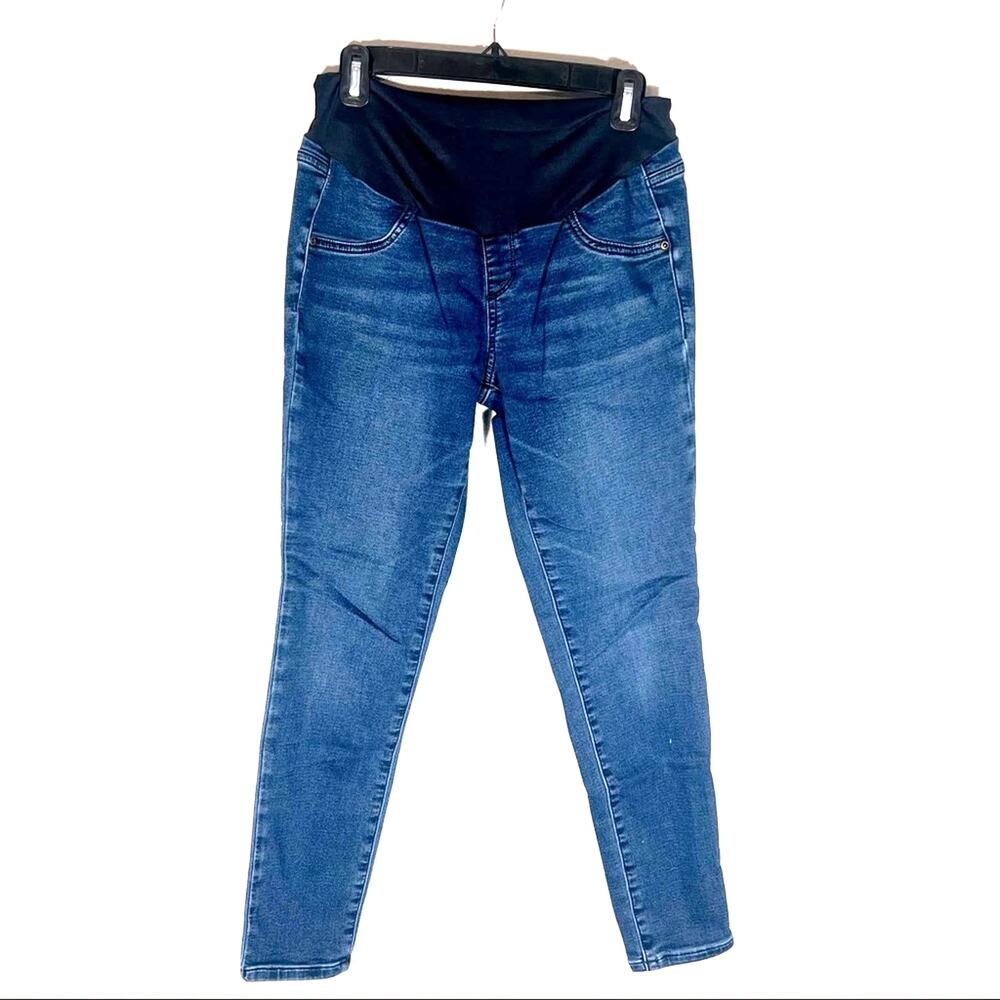 Sonoma Maternity Size 10 Elastic Waist Stretch Skinny Denim Jeans
